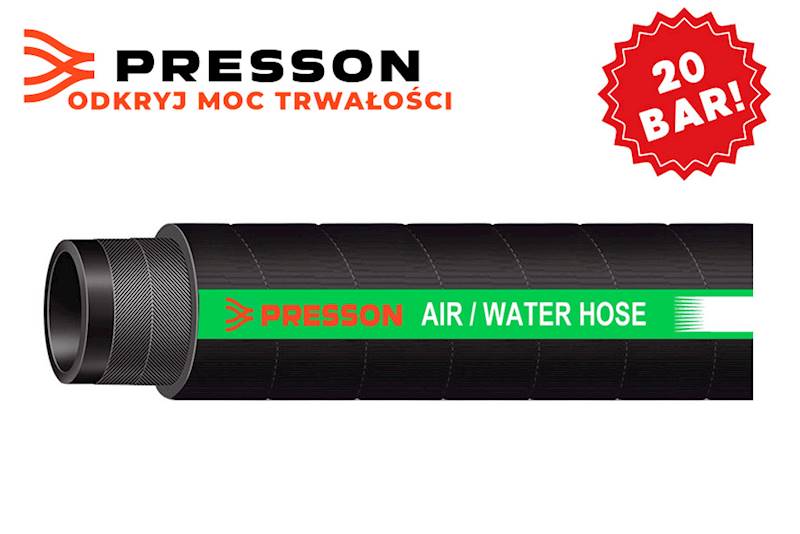 Wąż do wody i powietrza PRESSON 20bar