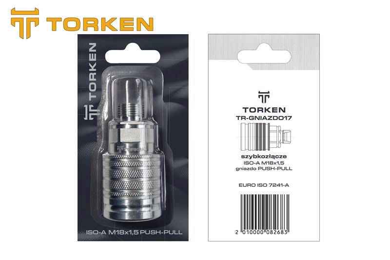 Gniazdo TORKEN ISO-A PUSH-PULL M18x1,5