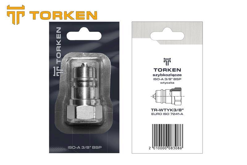 Wtyczka TORKEN ISO-A 3/8" BSP