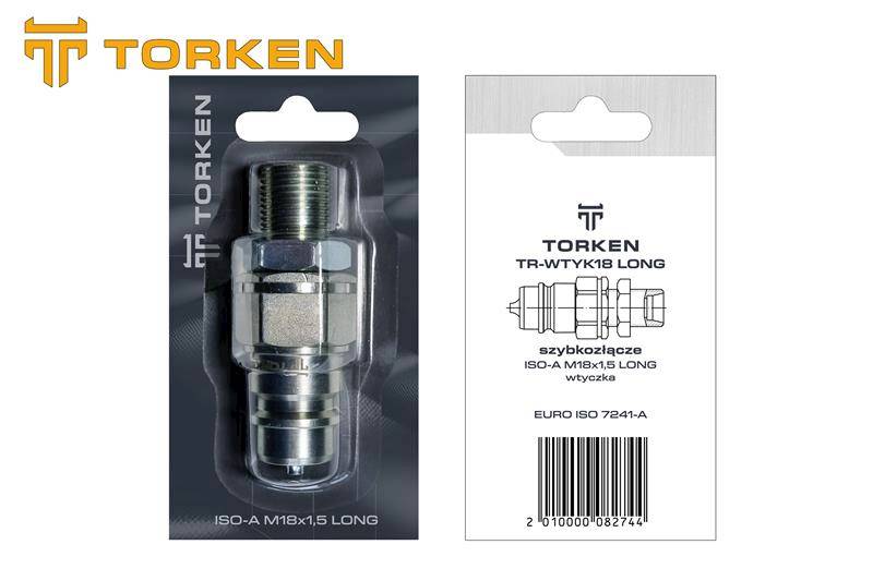 Wtyczka TORKEN ISO-A M18x1,5 LONG