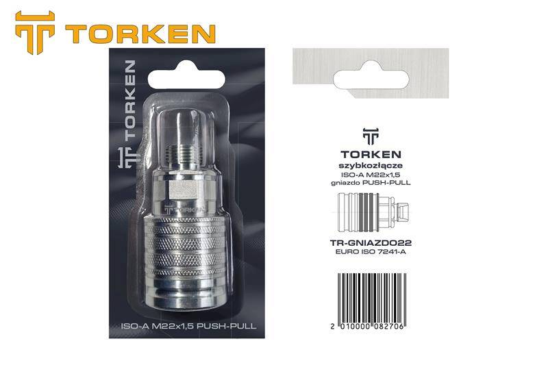 Gniazdo TORKEN ISO-A PUSH-PULL M22x1,5