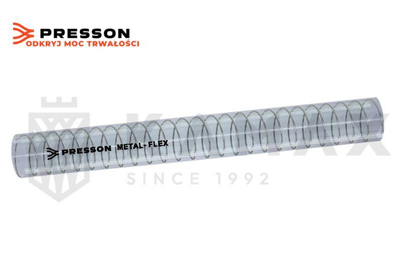 METAL-FLEX wąż ze spiralą stalową DN25 PRESSON