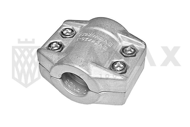 Obejma Skorupowa 32x6 Aluminium, zakres 43-46mm