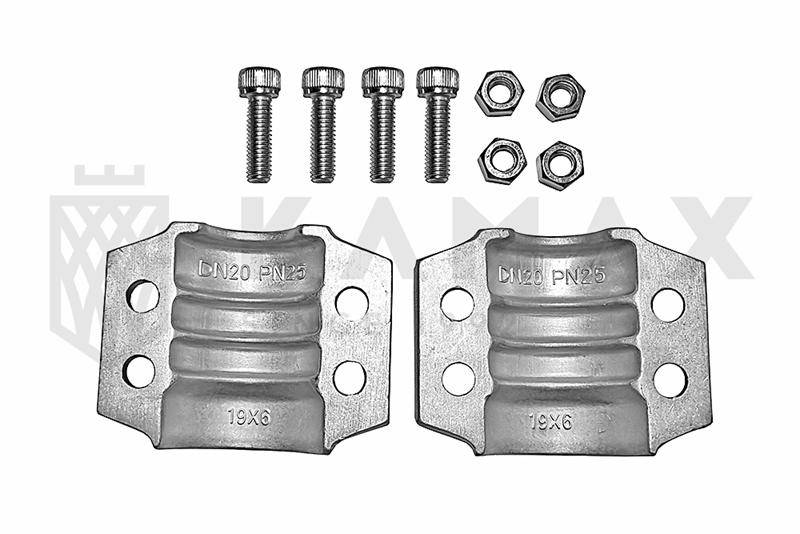 Obejma Skorupowa 19x6 Aluminium, zakres 30-33mm