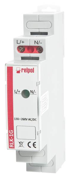 RLK-1G Lampka modułowa 1-fazowa 230V AC LED ziel