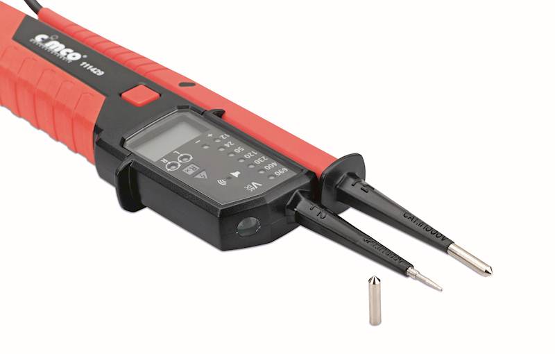 Wskaźnik napięcia LED i LCD 12-690V AC/DC