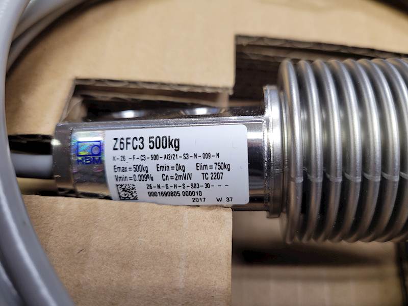 Czujnik wagowy tensometryczny HBM Z6FC3/500KG K-Z6
