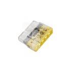 Złączka COMPACT 5x 0,5-2,5mm2 transparentna/żółta