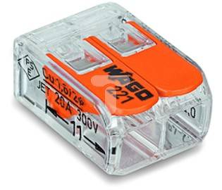 Szybkozłączka 2x4 mm2  COMPACT DO LINEK ZAMYKANE