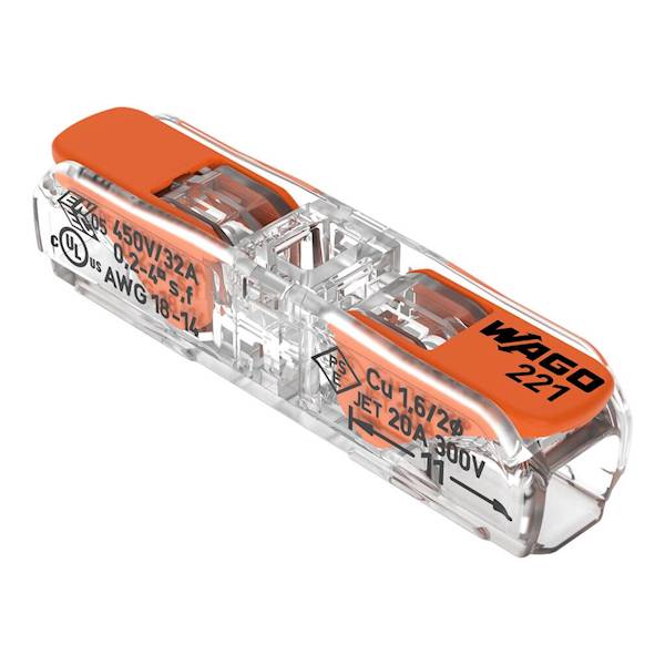Szybkozłączka przelotowa 2x0,2-4mm2 Inline 