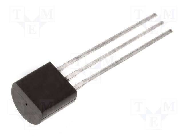 BC546B Tranzystor NPN 80V 100mA 0,5W TO92
