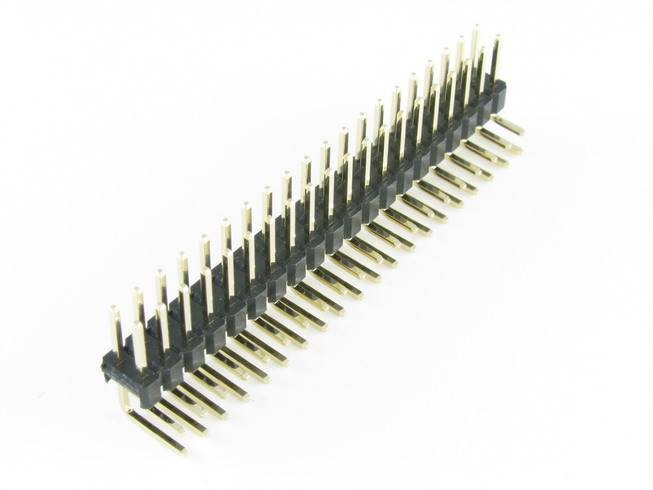 PLD-20R Listwa kołkowa 2x10pin kątowa