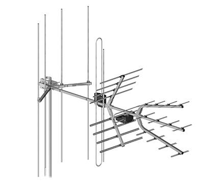 Antena z polaryzacją H/V Dipol 28/5-12/21-60 DVB-T