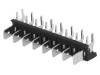 Listwa konektorowa; 6,3mm; kątowa 12pin