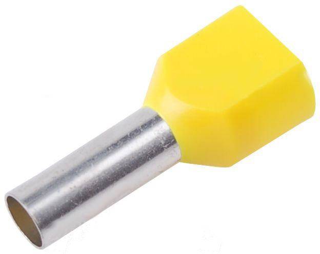 Tulejka izolowana podwójna; 1,5mm2; 8mm