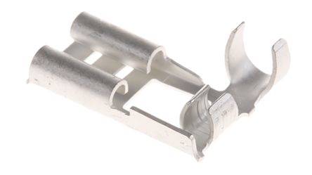 Płaski konektor 6,3mm żeński kątowy 0,5÷1mm2