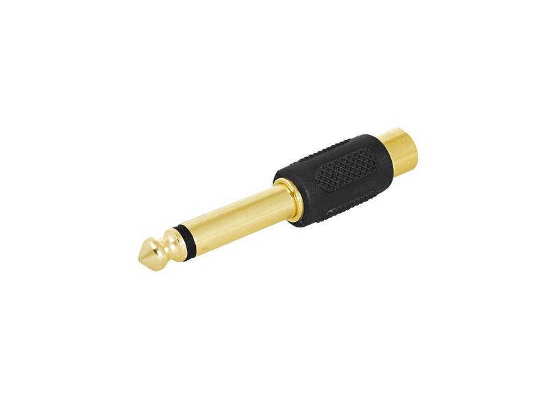 Adapter Jack6,3 wt/gn RCA 
