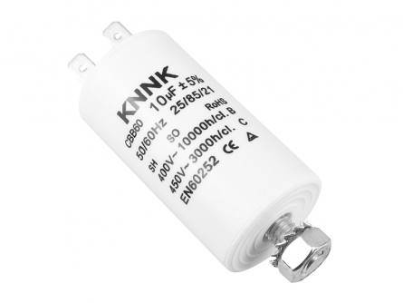 10uF 450V Kondensator do silników 34x64mm