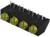 LED w obudowie 3mm 4x żółty