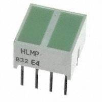 Podświetlacz led 2-segmentowy, zielony HLMP2800
