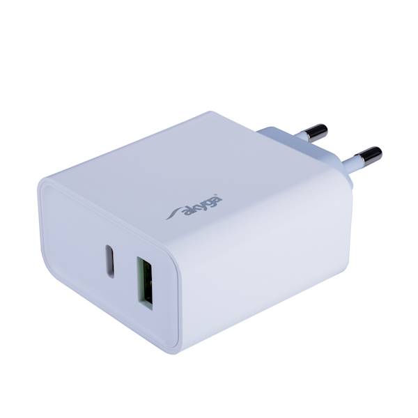 Ładowarka USB-A + USB-C PD 5-20V 45W Quick Charge 