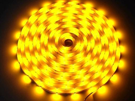 Taśma LED 3528 60diod / 1m / IP20 / żółty