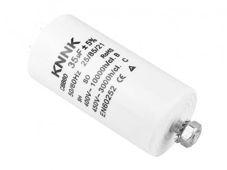 35uF 450V Kondensator do silników; 40x87mm