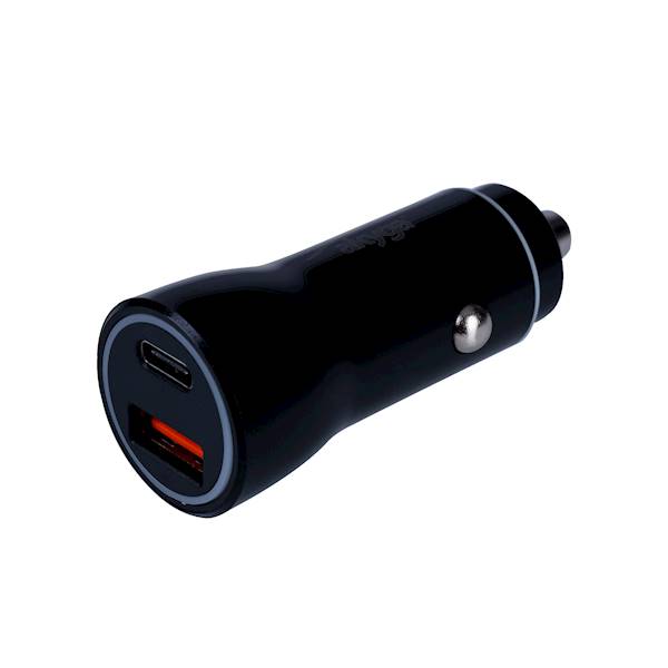 Ładowarka samochodowa USB-C + USB-A PD 5-12V 36W