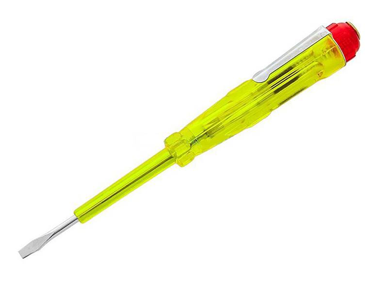 Próbnik napięcia 100-250V/AC wkrętak, próbówka