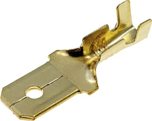 Płaski konektor 6,3mmi męski  0,5÷1,5mm2