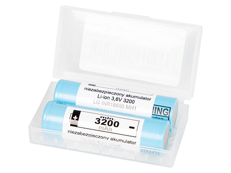18650 Li-ion 2szt. 3200mAh 3,6V LG