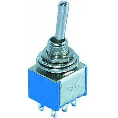 Przełącznik z dźwignią midi MTS202 ON-ON 6pin