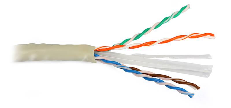 Przewód UTP cat6 Cu ( skrętka - drut ) NETSET