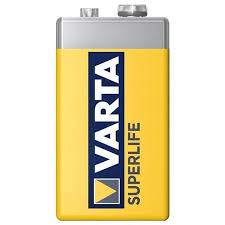 6F22 Bateria cynkowo-węglowa 9V VARTA (folia)