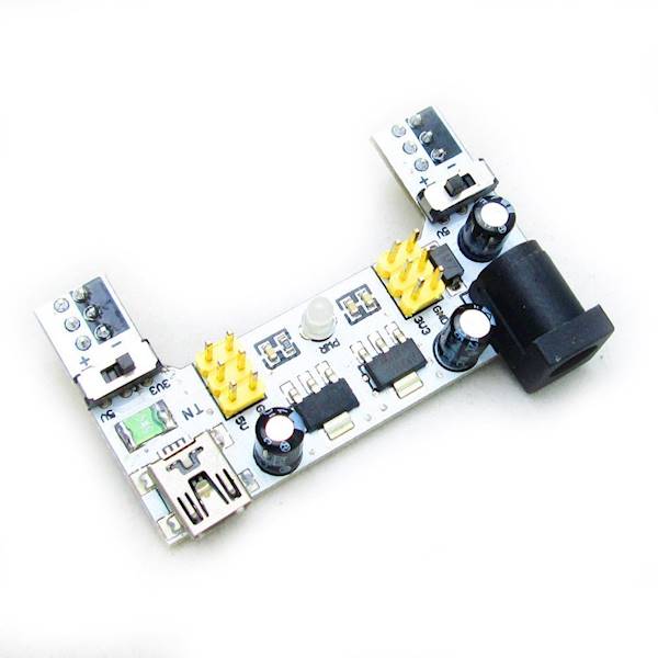 Moduł zasilania do płytek stykowych 3.3V-5V 2 kana