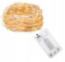 Lampki LED na baterie 10m RGB