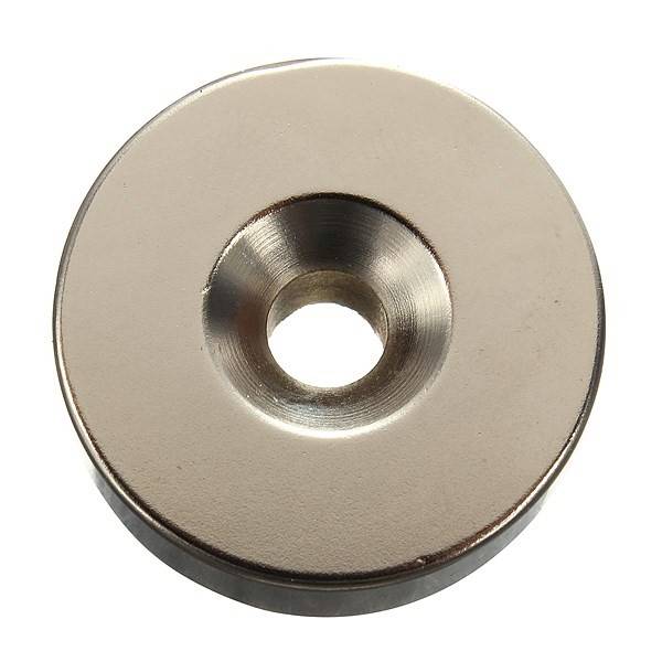 Magnes neodymowy pierścieniowy 10x4.5mm otwór 7/3
