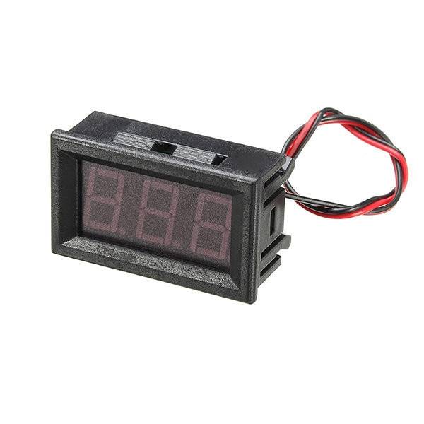 Woltomierz panelowy 5-99Vdc  LED czerwony