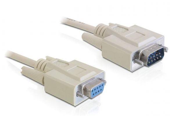 Kabel D-Sub 9pin RS232 wt/gn 2m 