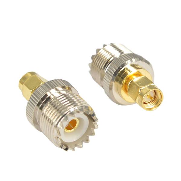 Adapter SMA wt/gn UHF
