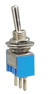 Przełącznik z dźwignią midi MTS102 ON-ON 3pin druk