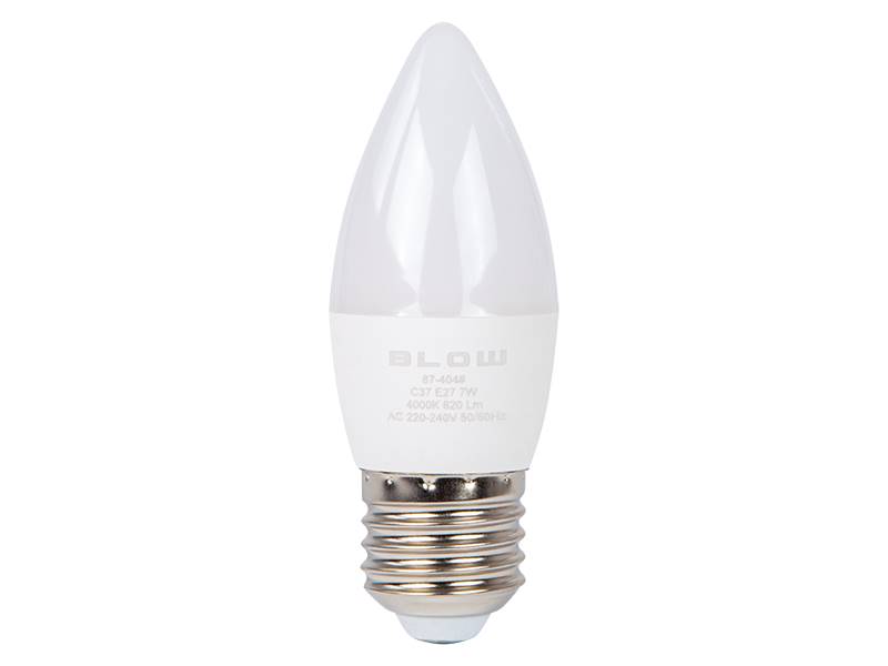 Żarówka LED E27 C37 ECO 7W neutralny