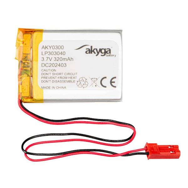 Akumulator LiPo  320mAh 3,7V 40x30x3mm