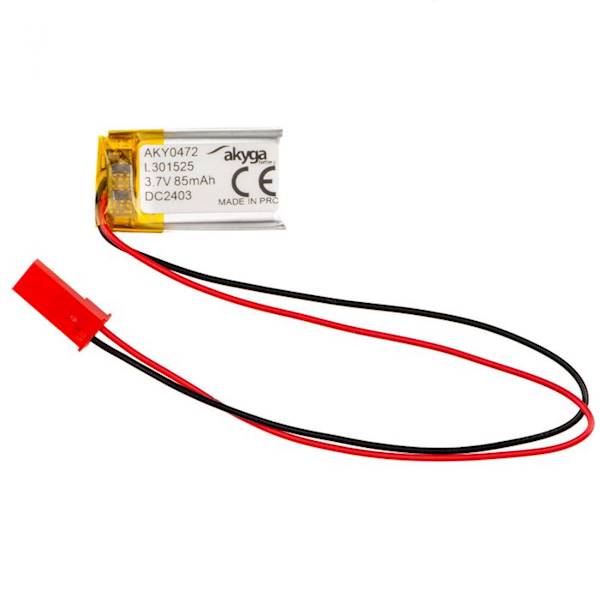 Akumulator LiPo   85mAh 3,7V 25x15x3mm