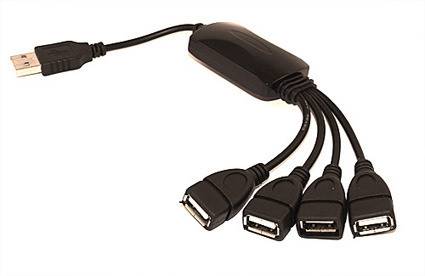 HUB rozdzielacz USB 2.0 4 portowy