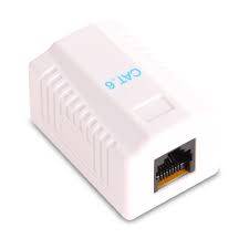 Gniazdo natynkowe cat6 UTP 1 x RJ45