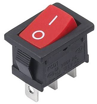 Przełącznik MRS102 ON-ON 3pin czerwony