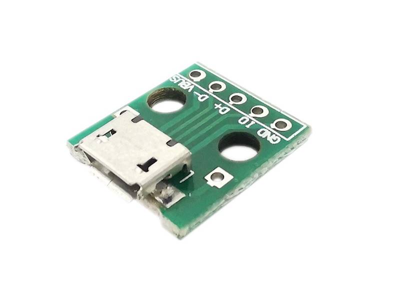 Gniazdo microUSB do płytki prototypowej