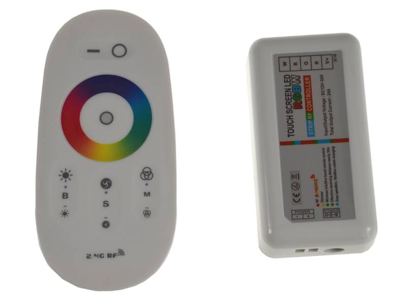 Sterownik do taśm RGBW RF pilot biały 288W 2,4Ghz