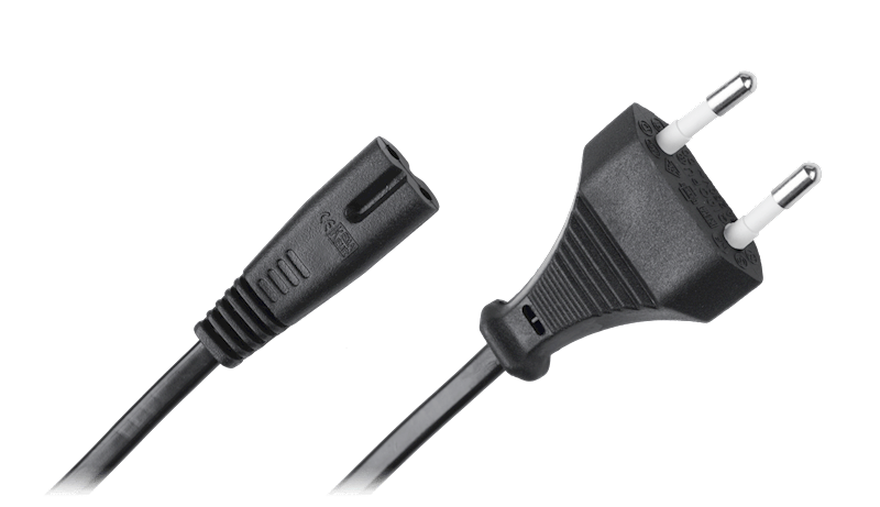 Kabel zasilający IEC C7 2pin 3m ósemka 